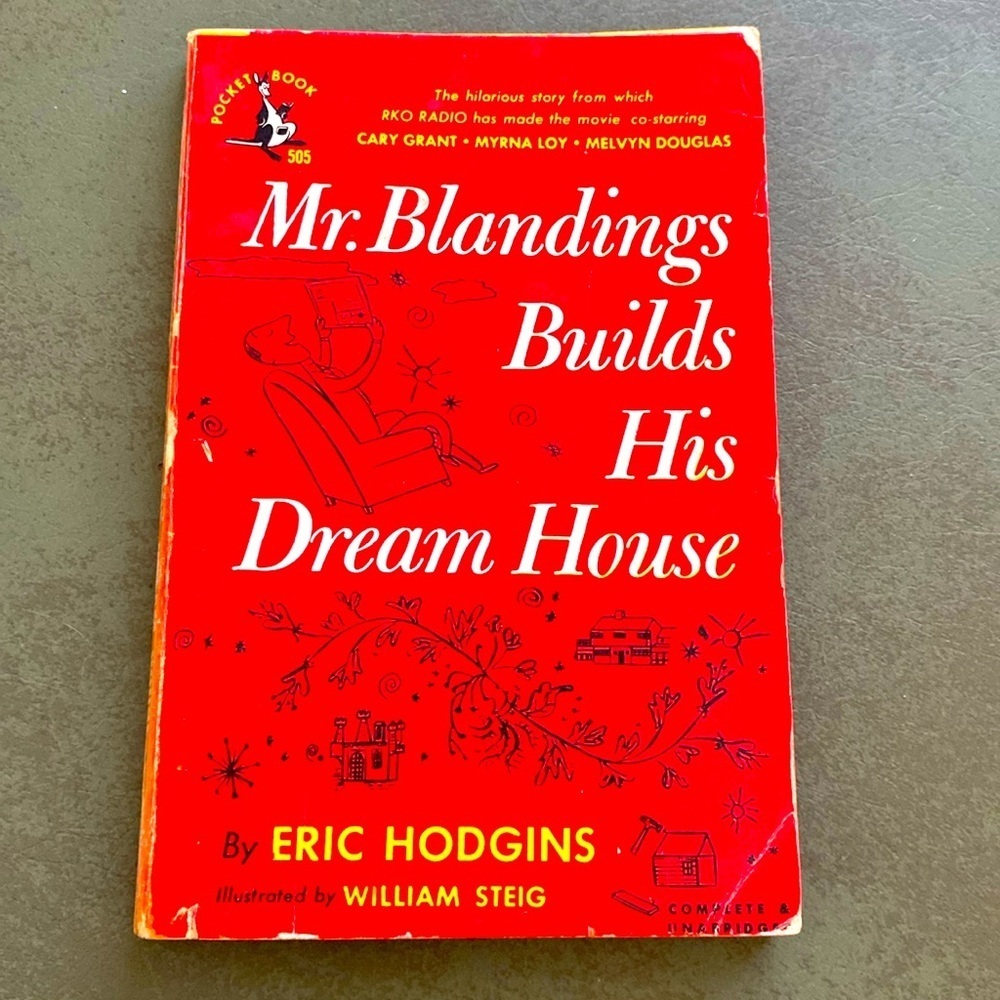 MR BLANDINGS BUILDS HIS DREAM HOUSE by Eric Hodgins - VINTAGE PAPERBACK GUC